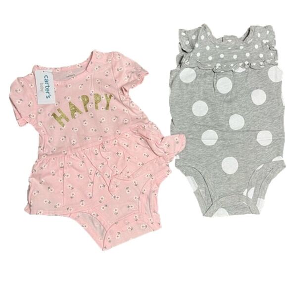 Carter's Baby Girls 4 piece Set Size 12 Month’s NWT - Picture 2 of 7